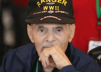 World War II D-Day veteran Rene Kepperling
