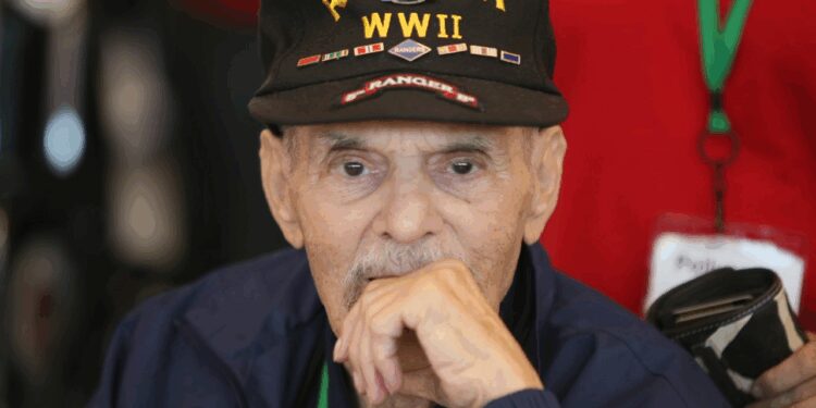 World War II D-Day veteran Rene Kepperling