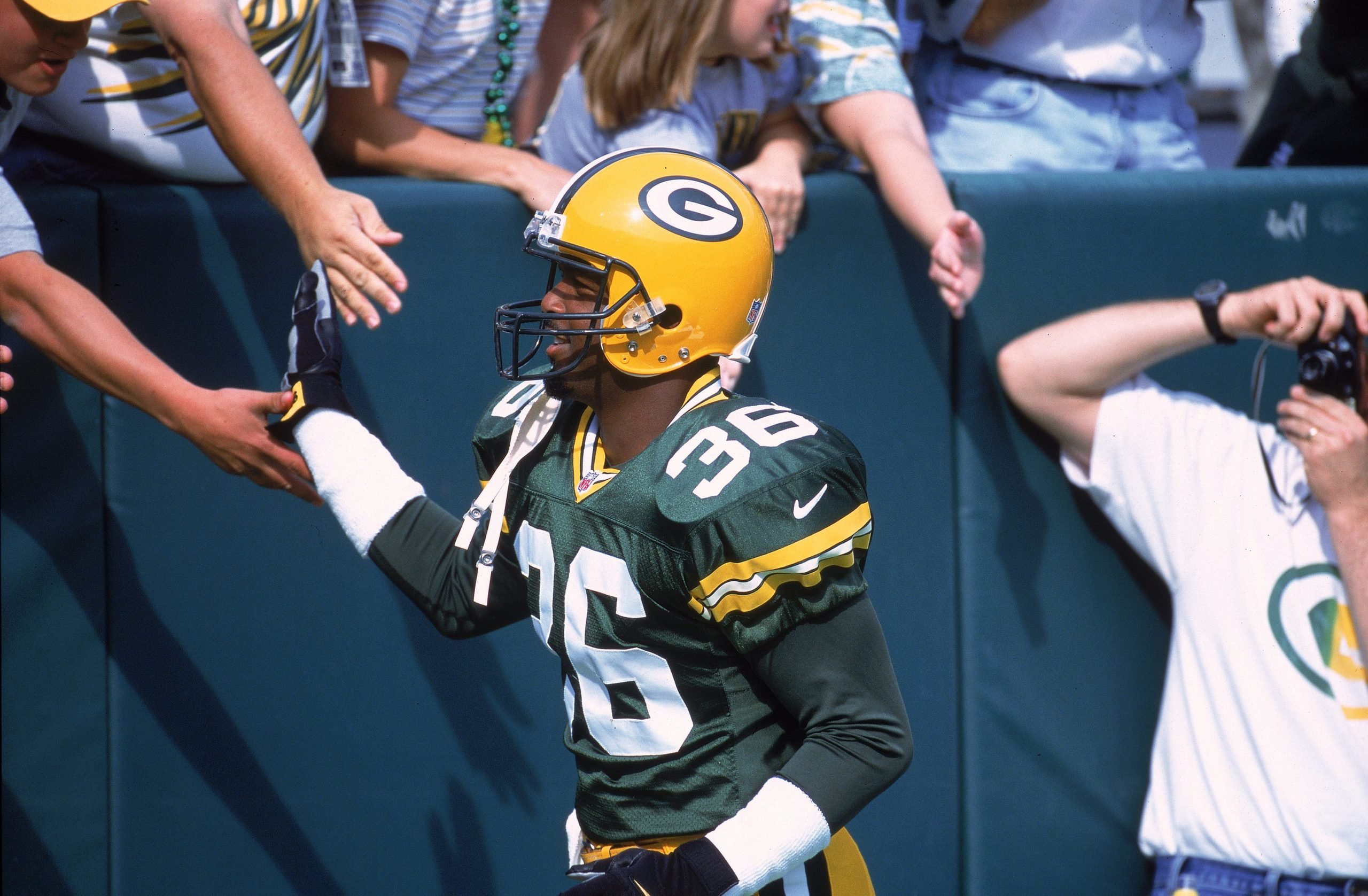 Green Bay Packers safety LeRoy Butler