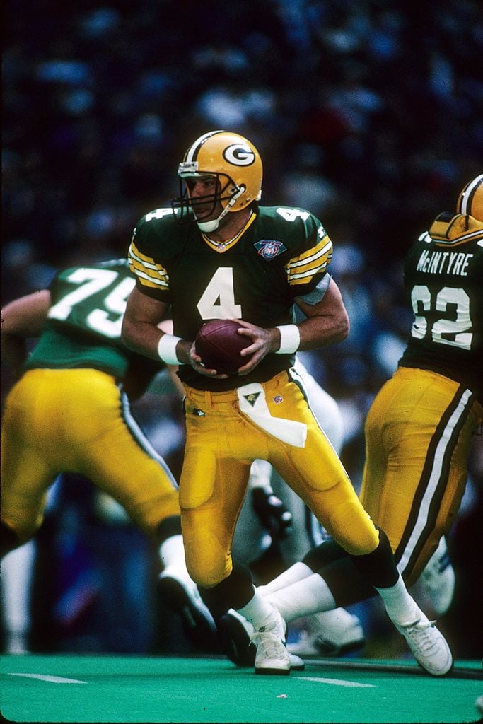 The first foray for Brett Favre's Packers in the divisional playoffs was a painful one. The defending and eventual Super Bowl champion Dallas Cowboys used the 1993 NFC Divisional Playoff to continue their reign of dominance over Green Bay when the teams met on North Texas soil in a 27-17 win for Dallas that wasn't that close. (Photo by Joseph Patronite/Getty Images)
