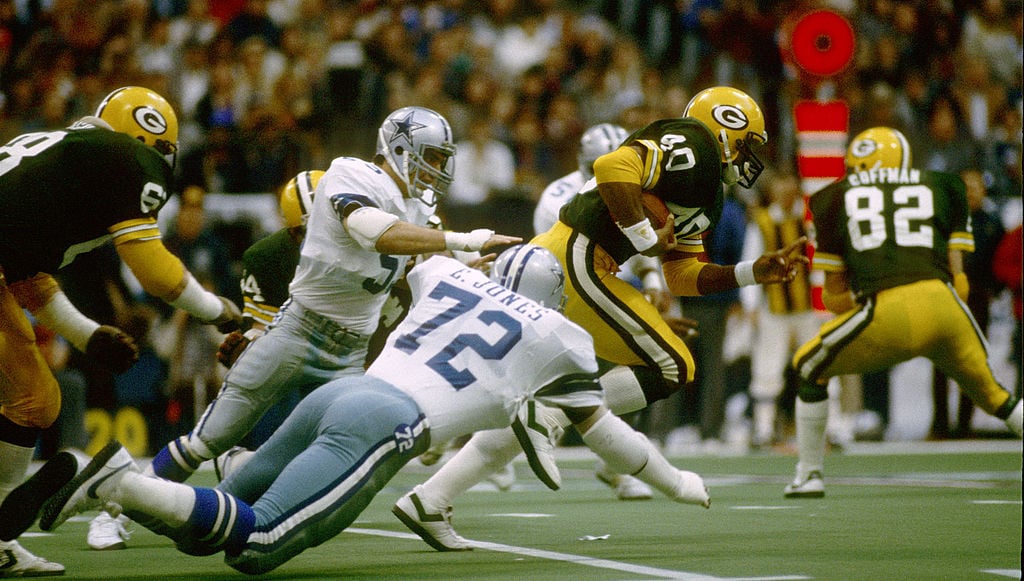 The 1982 Packers were Bart Starr's only playoff team in nine years at the helm of the Packers. But they ran into Tom Landry's perennial playoff powerhouse and lost 37-26 in the 1982 NFC Divisional Playoff. (Photo by Jay Dickman/Getty Images)