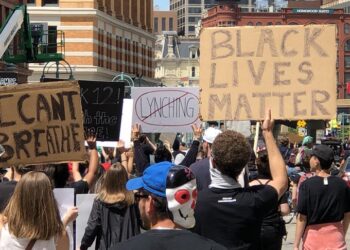 Thousands protesting through the streets of downtown Milwaukee [PHOTOS]