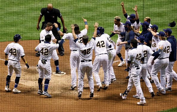 Jackie Robinson Day 2020, All Players Wearing #42 and Patches