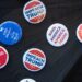 Political buttons showcase decades of US elections