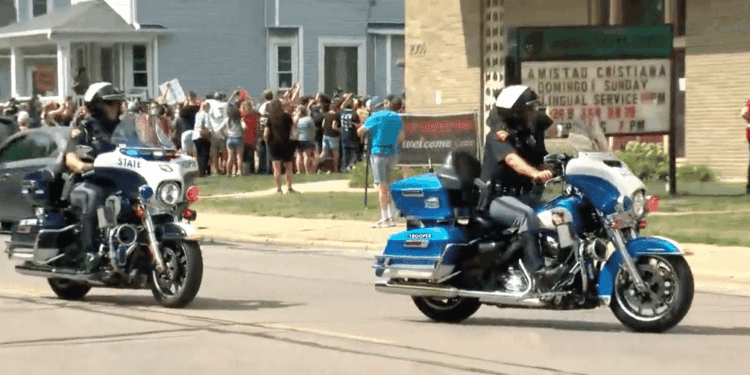 WATCH: Joe Biden arrives in Kenosha