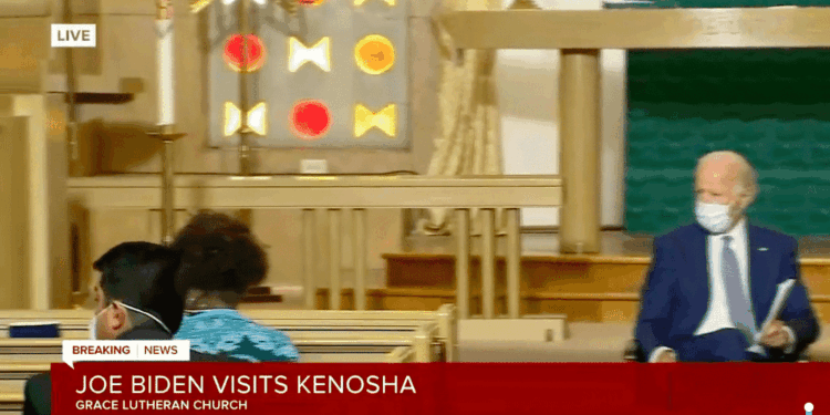 WATCH: Biden holds meeting in Kenosha