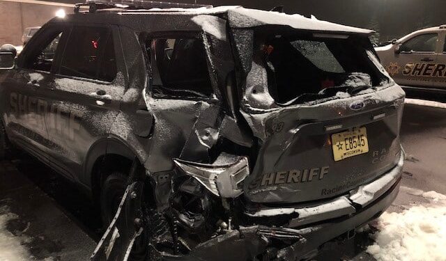 Parked Racine County sheriff’s squad among vehicles involved in crashes Sunday morning