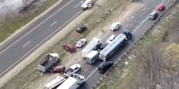 WATCH: Exclusive footage of interstate pile up in Washington County [VIDEO]