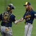Narvaez, Peterson homer, Brewers win 4-2 sweep Padres