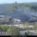 Milwaukee Fire Department responds to fire in the Menomonee Valley