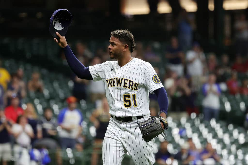 Brewers trade All-Star pitcher Freddy Peralta with Tobias Myers to New York Mets for prospects