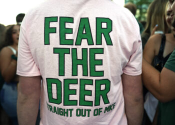 Gallery: No fear in these “Deer” fans.  Game 5 was a success!