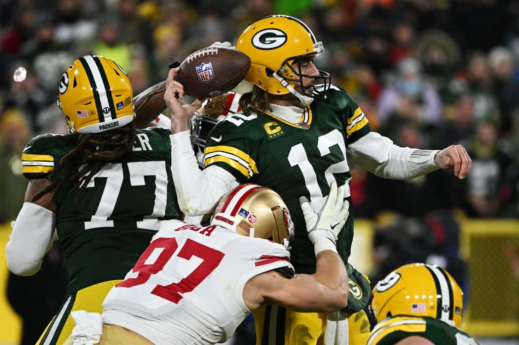 GALLERY: Packers season ends in stunning upset at Lambeau Field - WTMJ