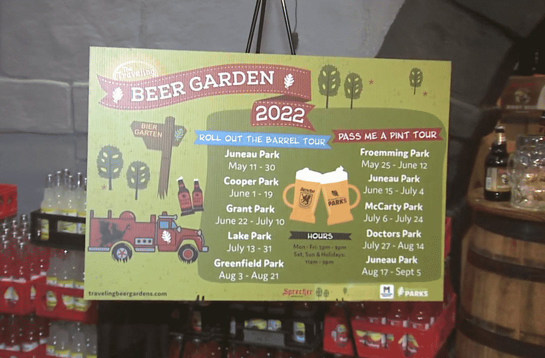 Milwaukee County Parks announces return of traveling beer gardens WTMJ