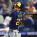 Lauer pitches dandy, Yelich with sac fly to elevate Brewers