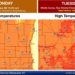 High heat for Monday, Tuesday expected