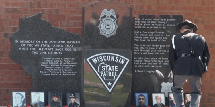 Memorial honoring State Patrol Troopers killed in the line of duty ...