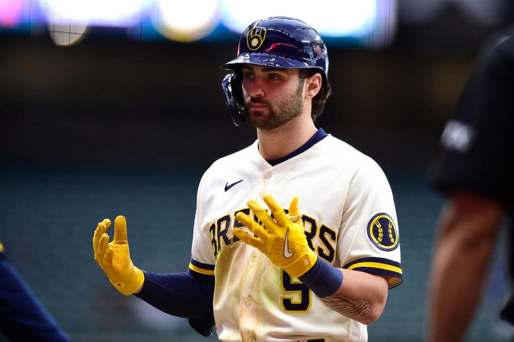 Brewers outfielder Garrett Mitchell expected to miss start of season with  broken hand - WTMJ