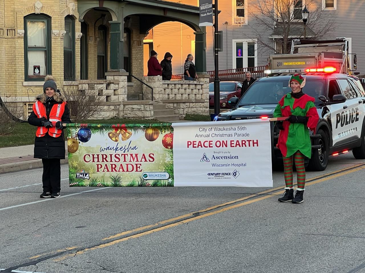 With heavy hearts, The Waukesha Christmas Parade festivities commence