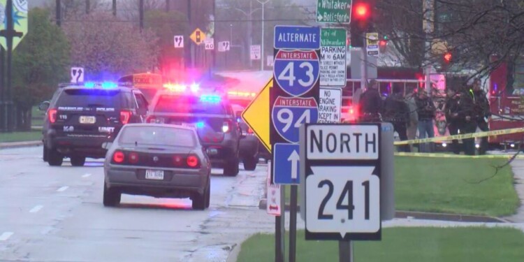 Greenfield Police respond to the Rodeway Inn & Suites at South 27th St. after a police shooting.