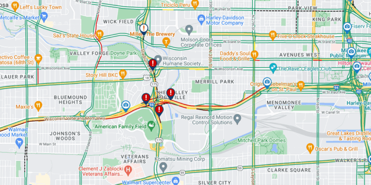 UPDATE: Highway 175 Northbound reopened at Stadium Interchange after shooting.