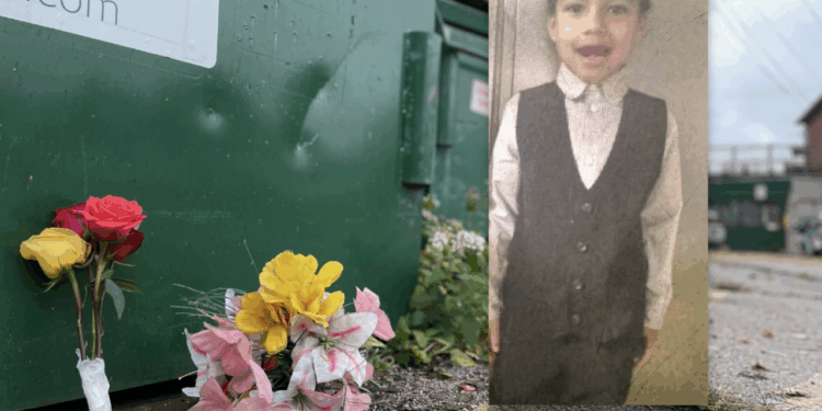 A memorial to five-year-old Prince McCree.