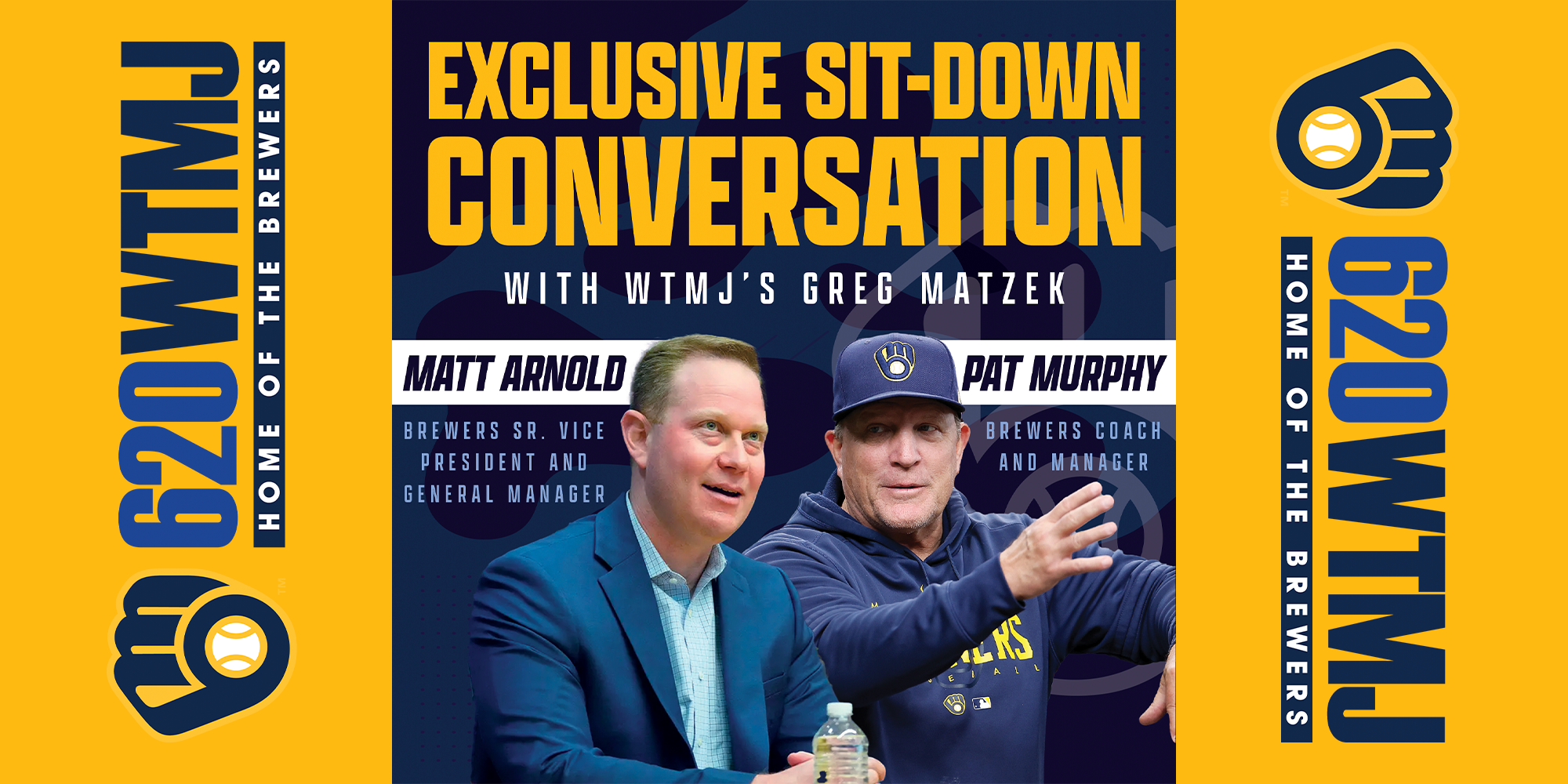 Brewers Manager & GM tell all in sitdown with 620 WTMJ's Matzek