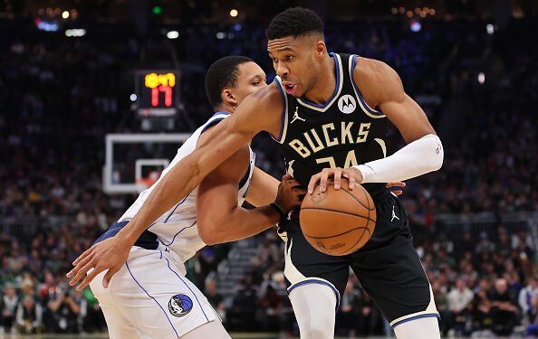 Giannis and Dame Lead Bucks in an Offensive Showcase over Kyrie Irving, Luka Doncic and the Mavericks