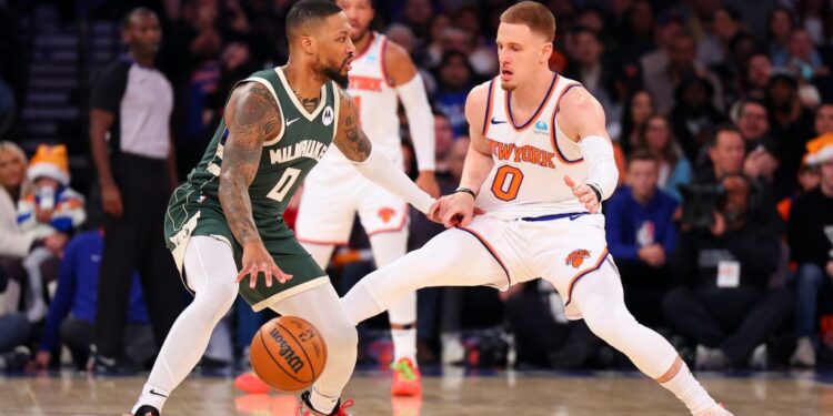Bucks In 6 Minutes: Giannis and Damian Lillard each score 32 points, but the Bucks concede 72 points in the paint in Christmas Day loss to Knicks (12/25/23)