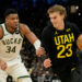 Clarkson, Markkanen each score 21 to lead Jazz past Bucks 132-116
