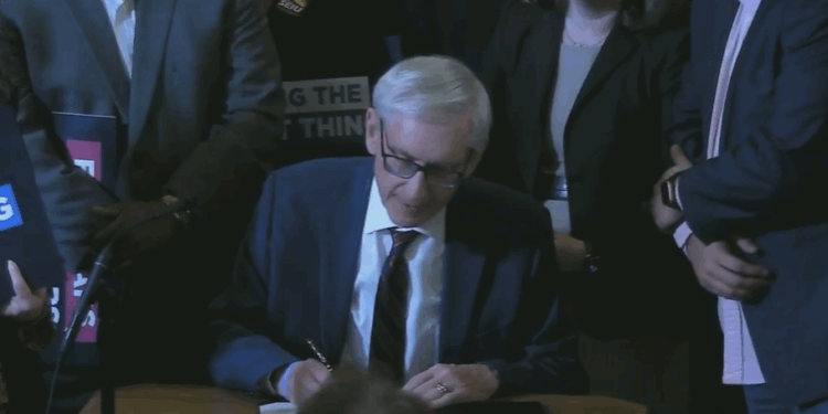 Governor Evers signs redistricting proposal