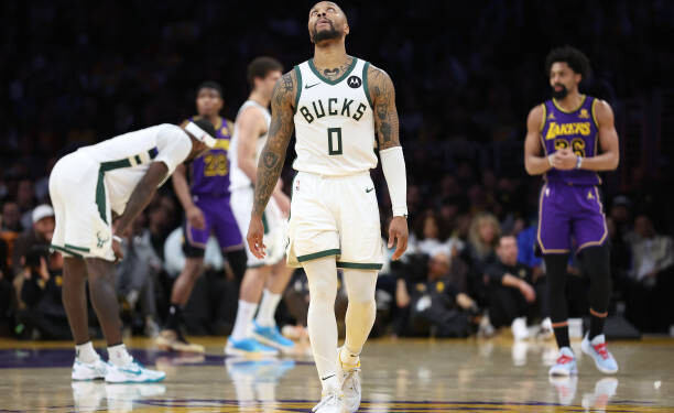 Bucks In 6 Minutes: Despite triple-double from Giannis, Bucks cough up late lead in 123-122 loss to Russell, Lakers (3/8/24)