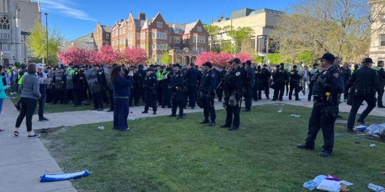 UPDATE: UW-Madison protest encampment mostly removed, several arrests made