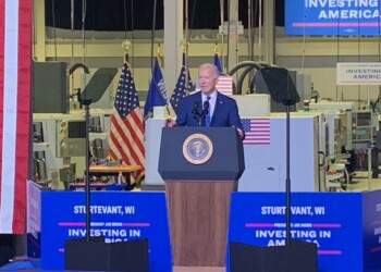 “We make promises, and we keep promises” President Biden touts Microsoft investment in Racine County