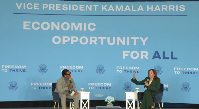 Kamala Harris, the Vice President, discusses housing and economy in Milwaukee