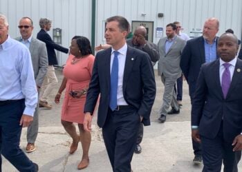 U.S. Transportation Secretary Pete Buttigieg visits Milwaukee