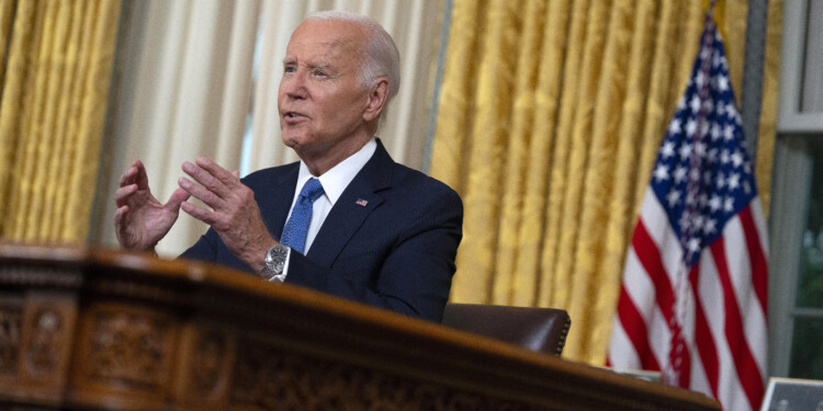 Biden delivers solemn call to defend democracy as he lays out his reasons for quitting race