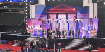 “Steady Work for Months.” Stage hands benefit from RNC business