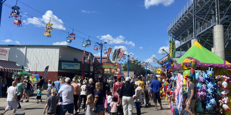 The Wisconsin State Fair on Sunday August 11.