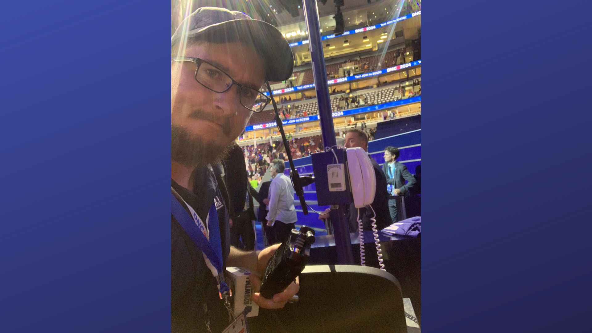 Making calls: What the white phones in the DNC room are used for