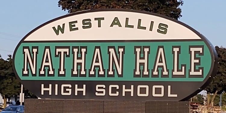 Nathan Hale High School in West Allis