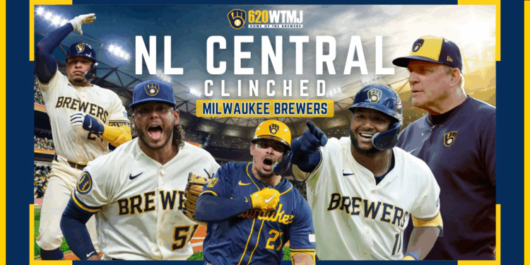 Brewers clinch NL Central title for fourth time in seven seasons off a Cubs loss