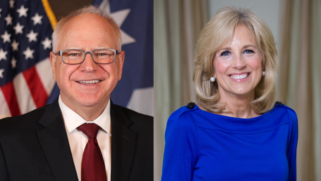 Gov. Walz and Dr. Biden making campaign stops in Wisconsin