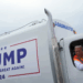Donald Trump boards a garbage truck to draw attention to Biden remark