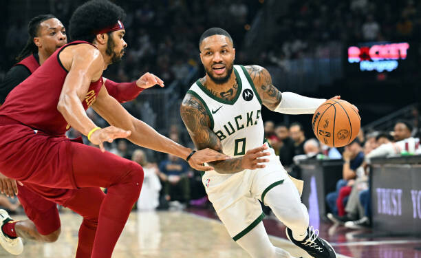 Spirited effort falls short for shorthanded Bucks in 116-114 loss to undefeated Cavs