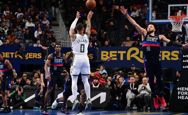 Bucks bury season-high 23 threes – advance in NBA Cup – in 128-107 rout of Pistons