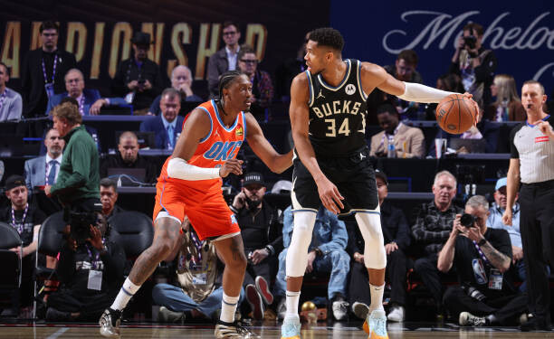 Giannis posts triple-double, leads red-hot Bucks to NBA Cup title win over Thunder