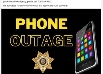 Counties reporting phone outages for emergency services