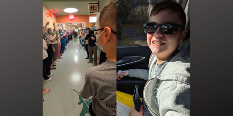 Student injured in Madison school shooting returns home