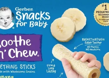 Gerber teething sticks recalled for choking hazard